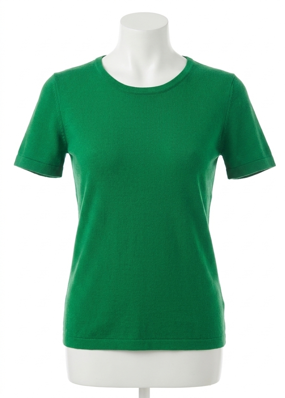 NEW ANGEL short sleeve crew-neck shell top in green